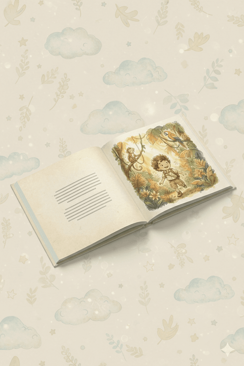 Example illustrated pages spread